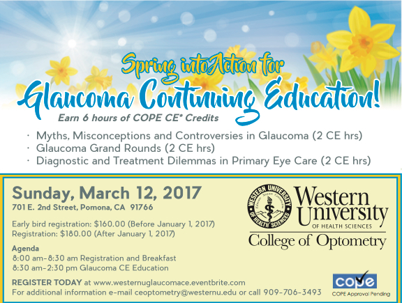 Spring into Action for Glaucoma CE