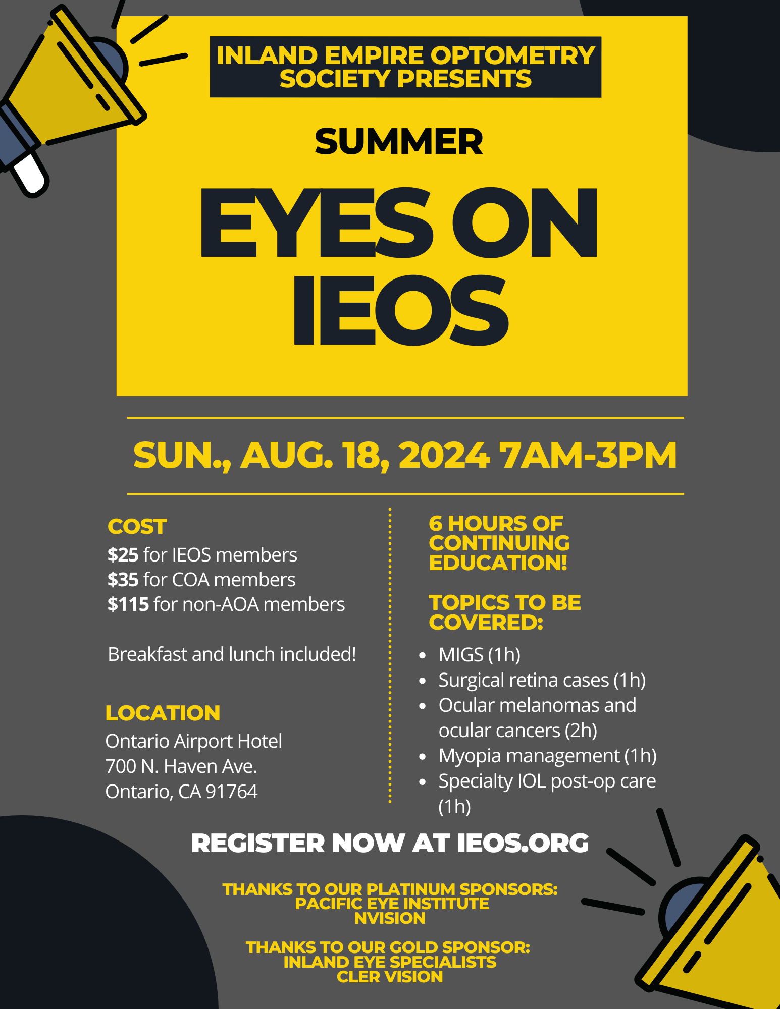 Summer Eyes on IEOS - August 2024