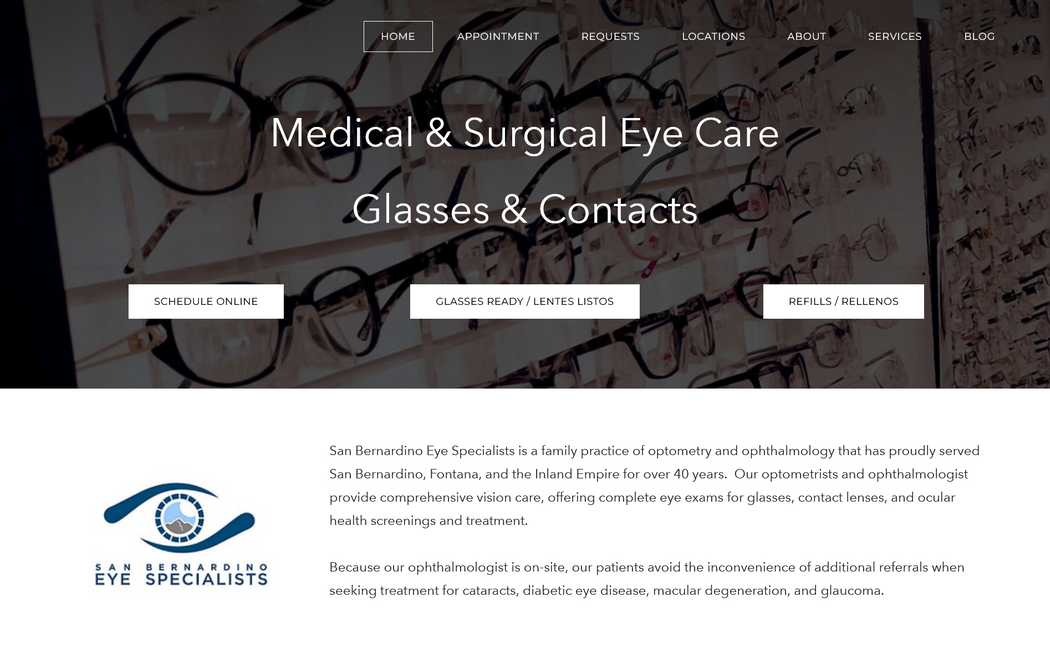 Career Opportunity with San Bernardino Eye Specialists