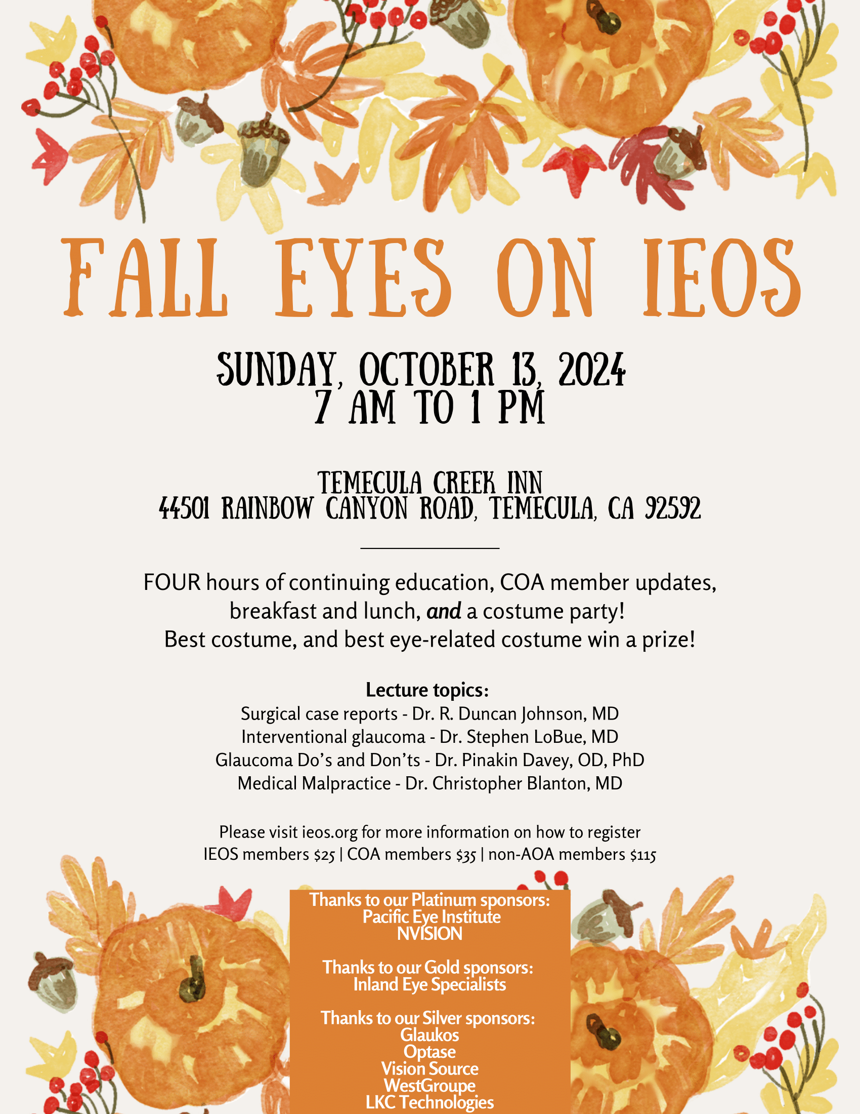 Fall Eyes on IEOS - October 2024